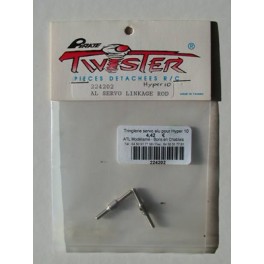Tringlerie servo alu pour Hyper 10 Tringlerie servo alu pour Hyper 10