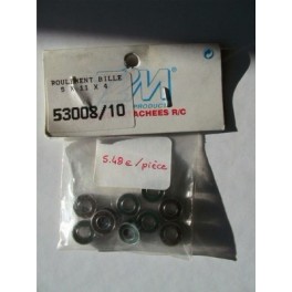 Roulement à bille pour RC Tamiya & Pirate 10 Evo 5 x 11 x 4 Roulement à bille pour RC Tamiya & Pirate 10 Evo 5 x 11 x 4