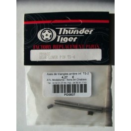 Axes de triangles arrière inf. TS-2 TS-4 Axes de triangles arrière inf. TS-2 TS-4