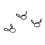 Clips de serrage 4 mm
