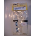 Pâles anti couple 95mmx30mm carbone