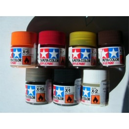 Peinture mini X7 Rouge brillant 